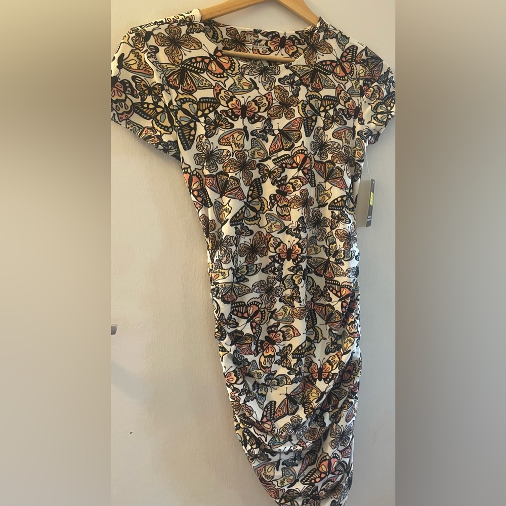 No Boundaries Butterfly Print Top